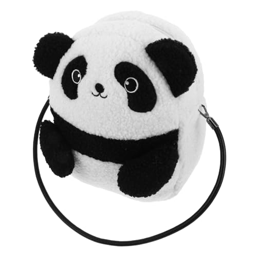 SHERCHPRY Kawaii Panda Plüsch Handtasche Damen Schultertasche Niedliche Tierform Große Kapazität Reusable Einkauf Strand Tasche Für Alltag Urlaub von SHERCHPRY