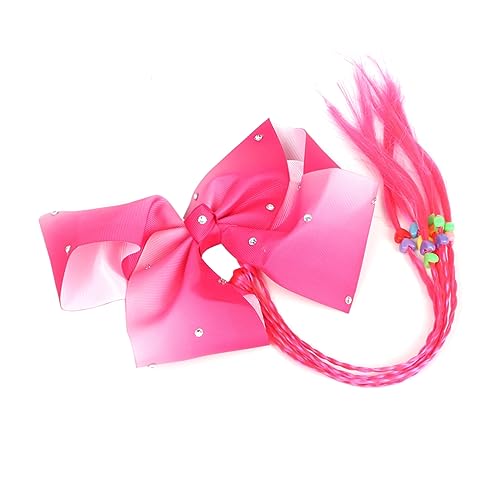 SHERCHPRY Kids Bowknot Haarband Bunte Haarreifen Mit Regenbogen-design Und Fake Braid Für Kreative Styles Für Mädchen Und Haarschmuck An Besonderen Anlässen von SHERCHPRY