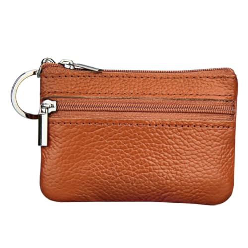 SHERCHPRY Kleine Damen Münzgeldbörse aus PU Material Multifunktionale Mini Brieftasche mit Reißverschluss Leichtes Täschchen für Schlüssel Karten und Kleingeld Modisches Säckchen in von SHERCHPRY