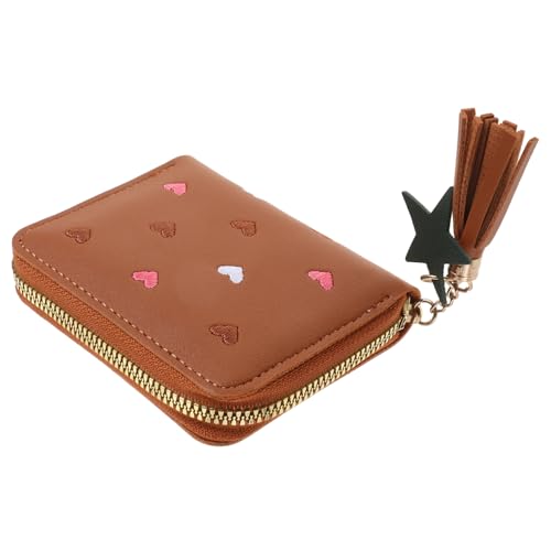 SHERCHPRY Kleine Multi- Münzbörse Für Damen Reißverschluss Geldbeutel Im Koreanischen Design Praktische Kartenfächer Für Schule Und Alltag von SHERCHPRY