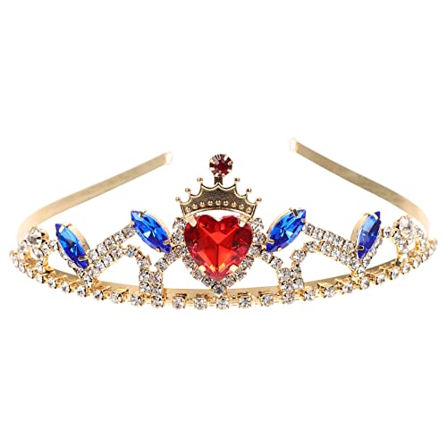 SHERCHPRY Kleine Tiara Haarschmuck für Mädchen Krone mit Glitzersteinen für Geburtstagsfeiern und Besondere Anlässe Eleganter Haarreifen im Romantischen Design von SHERCHPRY
