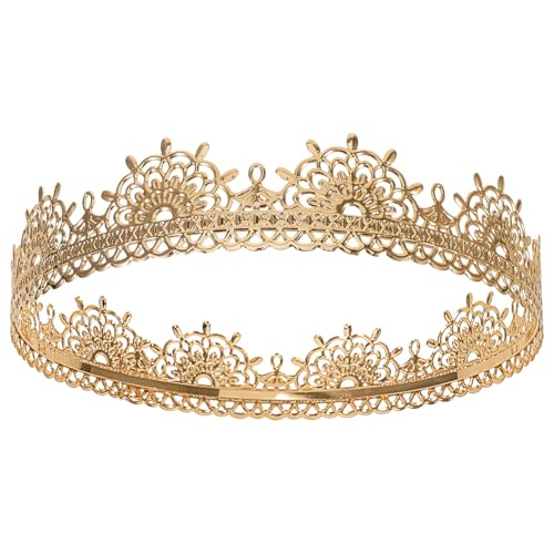 SHERCHPRY Königskrone Partykrone Für Cosplay Dekorative Krone Kopfschmuck Für Männer Vintage-königskrone Für Auftritte Geburtstagskrone von SHERCHPRY