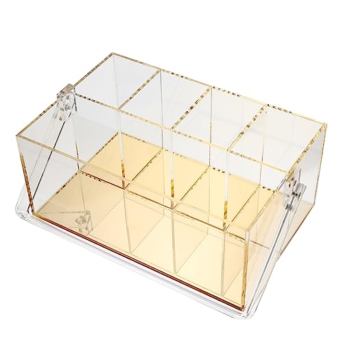 SHERCHPRY Kosmetik Organizer Acryl Schminktisch Lippenstifthalter Transparente Make Up Aufbewahrungsbox Große Kapazität Langlebig für Beauty Personal Care von SHERCHPRY