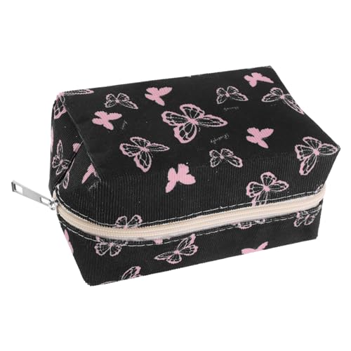 SHERCHPRY Schmetterlings-Make-up-Tasche Mit Reißverschluss Damen-Kosmetiktasche Aus Sicherem Material Tragbarer Make-up-Organizer Für Reisen Und Heimgebrauch Zur Aufbewahrung Von von SHERCHPRY
