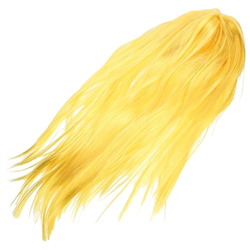 SHERCHPRY Frauen Anime Cosplay Requisiten Kunsthaarperücken Anime blonde Kleider Tiara falsche Haare lange Perücke für Damen Mädchen Kleidung bilden Leistungsrequisiten chemische Faser von SHERCHPRY