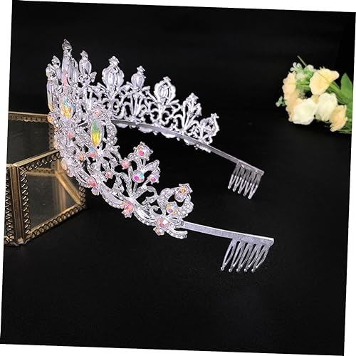 SHERCHPRY Kristallkrone Damen Haarschmuck Hochzeit Brautschmuck Alloy Tiara für Festliche Anlässe und Kostümpartys von SHERCHPRY