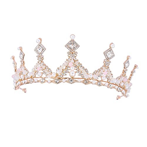 SHERCHPRY Krone Haarreif mit Funkelnden Strasssteinen Zierliche Mädchen Kopfbedeckung für Geburtstag Party und Aufführungen Leichtes Tragbares Accessoire für Kleine Prinzessinnen von SHERCHPRY