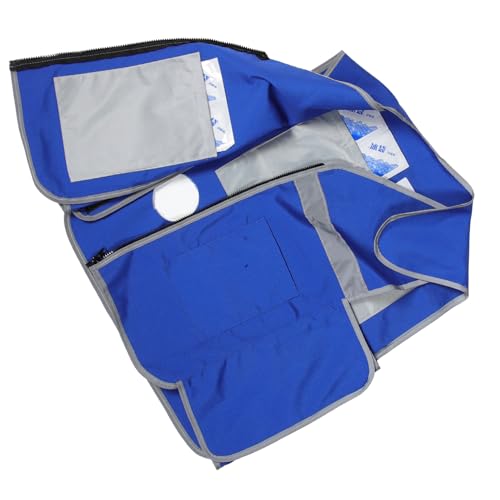 SHERCHPRY Kühlweste Mit Austauschbaren Kühlpacks Wiederverwendbar Für Damen Und Herren Für Heiße Sommertage Leicht Und Tragbar Aus Robustem von SHERCHPRY
