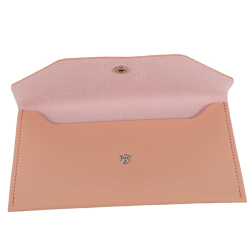SHERCHPRY Lange Geldbörse kleingeldbörse small Wallet Handlich reißverschluss Brieftasche Geldbörse wechseln Kosmetiktasche kleine Münzgrundstück Kleines Portemonnaie für Damen PU-Leder Rosa von SHERCHPRY