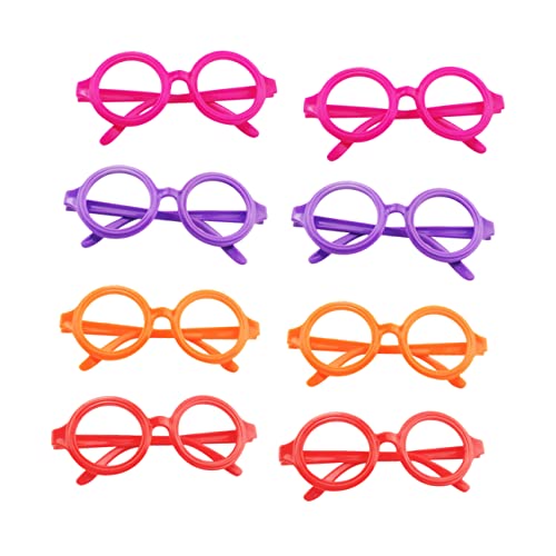 SHERCHPRY Leichtes Spielzeug Mit Rundem Brillengestell Aus Kunststoff Ohne Gläser Lustige Partybrillen-requisiten Für Kinder Favorit von SHERCHPRY
