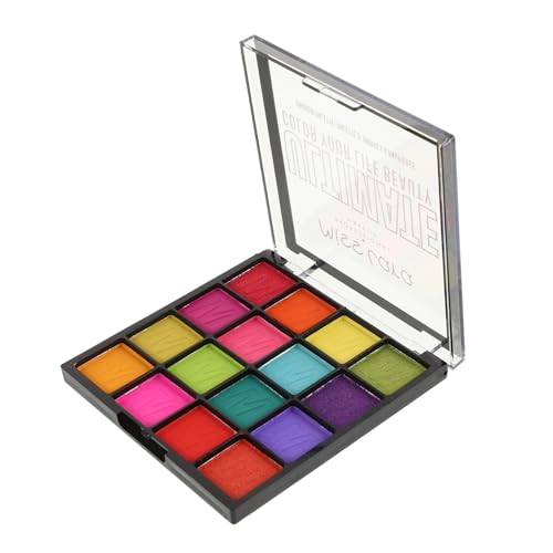 SHERCHPRY Farben Lidschatten Palette Für Halloween Matte Glitzer Augen-make-up Für Cosplay Und Partys Hochpigmentierte Tragbare Kompakt-palette Für Kreative Looks von SHERCHPRY