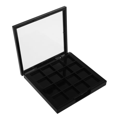 SHERCHPRY Lidschatten-verpackungsbox Mit Fächern Leere Lidschattenpalette Zum Selbermachen Aufbewahrungsbox Für Make-up-produkte Langlebige Lidschattenbox Mit Sicherem Verschluss von SHERCHPRY