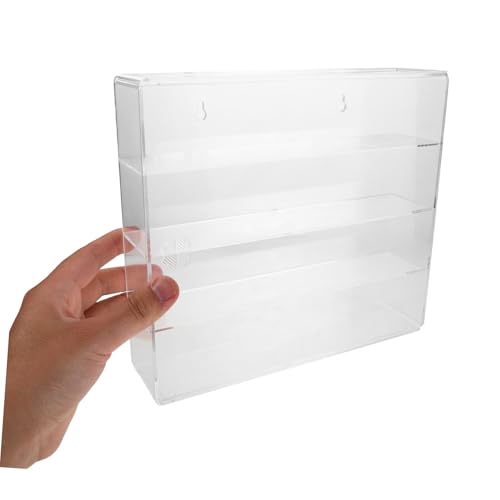 SHERCHPRY Lippenstift-aufbewahrungsbox Transparent Make-up-organizer Für Schminktisch Mit Herausnehmbaren Trennwänden Kosmetik-regal Für Lippenstifte Nagellacke Parfüms Und Pinsel von SHERCHPRY