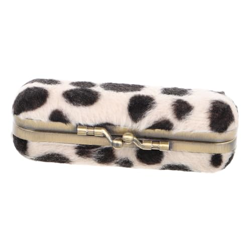 SHERCHPRY Lippenstiftetui Mit Eingebautem Spiegel Tragbarer Lippenstifthalter Aus Eisen Und Samt Organizer Für Kleine Make-up-utensilien Kompakt Und Leicht Für Handtasche von SHERCHPRY