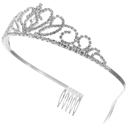 SHERCHPRY Mädchenkrone mit Strass Metall Tiara Süßes Haarschmuck für Bühnenauftritte Geburtstagsfeiern Langlebig und Leicht für Besondere Anlässe und Fotosessions SHERCHPRY Mädchenkrone mit Strass Metall Tiara Süßes Haarschmuck für Bühnenauftritte Geburtstagsfeiern Langlebig und Leicht für Besondere Anlässe und Fotosessions von SHERCHPRY