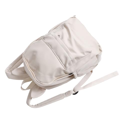 SHERCHPRY Rucksack Für Kinder – Schulrucksack Für Mädchen Modisches Pu Leicht Bequem Multifunktional Stylische Schultasche – Weiß von SHERCHPRY