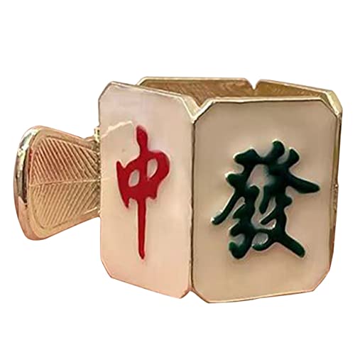 SHERCHPRY Mahjong Haarklammer Für Frauen Kleine Dekorative Haarnadel Im Mahjong Design Langlebige Und Praktische Haarspange Haarschmuck Zubehör Für Kostümpartys Und Mottopartys von SHERCHPRY