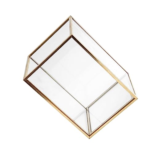 SHERCHPRY Make-up Pinsel Lagerbehälter Eimer Aus Hochwertigem Material Für Kosmetik Werkzeuge Aufbewahrungsbox Mit Gold Finish Organizer Für Schreibtisch von SHERCHPRY