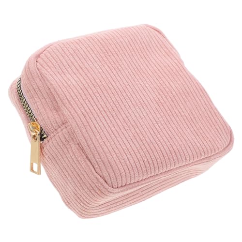 SHERCHPRY Makeup Storage Bag Corduroy Tragbare Kosmetiktasche Für Damen Langlebig Für Mit Großzügigem Für Make-up Und Toilettenartikel von SHERCHPRY