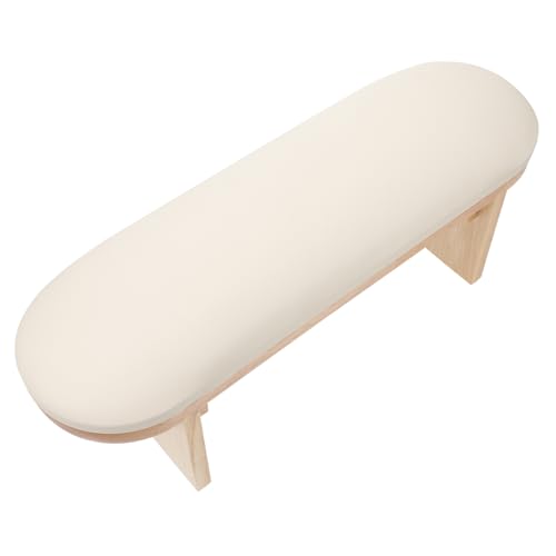 SHERCHPRY Maniküre Handauflage Kissen für Nagelkunst Ergonomisches Armstützkissen mit Stabilem Holzsockel für Besten Komfort und Unterstützung bei Maniküre und Nageldesign von SHERCHPRY