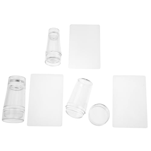 SHERCHPRY Maniküre Stempel Transparente Silikon Nagelstempel für Teiliges Diy Nail Art mit Deckel für Kreative Nageldesigns für Anfänger und Erfahrene Nagelkünstler SHERCHPRY Maniküre Stempel Transparente Silikon Nagelstempel für Teiliges Diy Nail Art mit Deckel für Kreative Nageldesigns für Anfänger und Erfahrene Nagelkünstler von SHERCHPRY