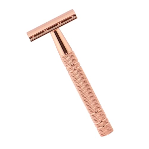 SHERCHPRY Manueller Rasierer für Körperhaare Doppelklingen Rasierer mit Komfortablem Metallgriff zum Rasieren von Bart Körperhaaren Augenbrauen und Achselhaaren Langlebig und Sicher SHERCHPRY Manueller Rasierer für Körperhaare Doppelklingen Rasierer mit Komfortablem Metallgriff zum Rasieren von Bart Körperhaaren Augenbrauen und Achselhaaren Langlebig und Sicher von SHERCHPRY