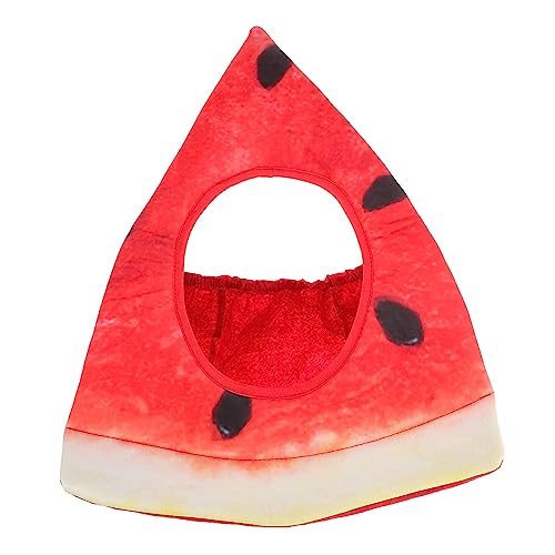 SHERCHPRY Party Performance Props Kapuzenmütze in Erdbeerform Abschlussballdekorationen Hüte costumes fancy dress faschingskostüm Tiara Kleider Wassermelone Cosplay Kopfbedeckung Modellieren von SHERCHPRY