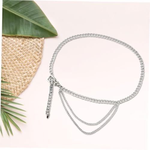 SHERCHPRY Kettengürtel Für Damen Taillenkette Aus Metall Herzanhänger-akzent Verstellbare Passt Zu Kleidern Röcken Und Hosen Stylisches Schmuckzubehör von SHERCHPRY