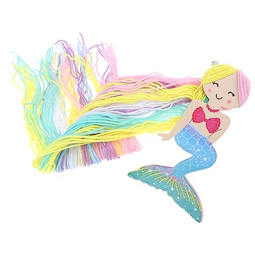 SHERCHPRY Mermaid Haarschmuck Organizer Mit Quasten Wandhalterung Für Mädchen Zur Aufbewahrung Von Haarspangen Und Haarbändern Im Kinderzimmer Dekorativ Und Praktisch von SHERCHPRY