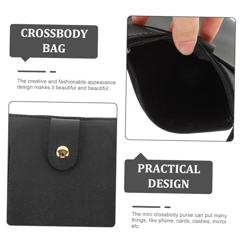 SHERCHPRY Mini Damen Umhängetasche aus Robustem Material Vielseitige Handytasche mit Mittlerem Fassungsvermögen für Smartphone Karten und Geld Modische Crossbody Bag für Alltag Freizeit von SHERCHPRY
