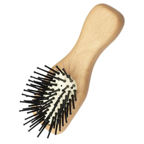 SHERCHPRY Mini Haarbürste Für Reisen Tragbare Entwirrbürste Mit Sanften Borsten Für Junge Mädchen Und Erwachsene Aus Robustem Holz Und Nylon Kompakte Für Einfache Handhabung Und von SHERCHPRY
