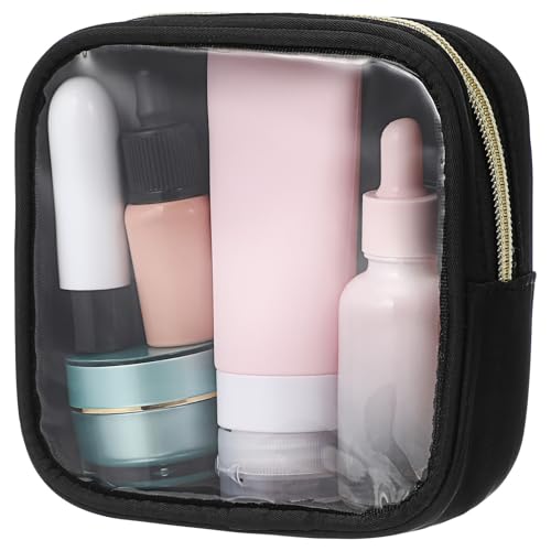 SHERCHPRY Mini-Kosmetiktasche Mit Frontfenster Reißverschluss-Aufbewahrungstasche Für Reisen Tragbare Make-up-Tasche Für Damen Transparente Kosmetiktasche Zum Aufbewahren Von Make-up Und SHERCHPRY Mini-Kosmetiktasche Mit Frontfenster Reißverschluss-Aufbewahrungstasche Für Reisen Tragbare Make-up-Tasche Für Damen Transparente Kosmetiktasche Zum Aufbewahren Von Make-up Und von SHERCHPRY