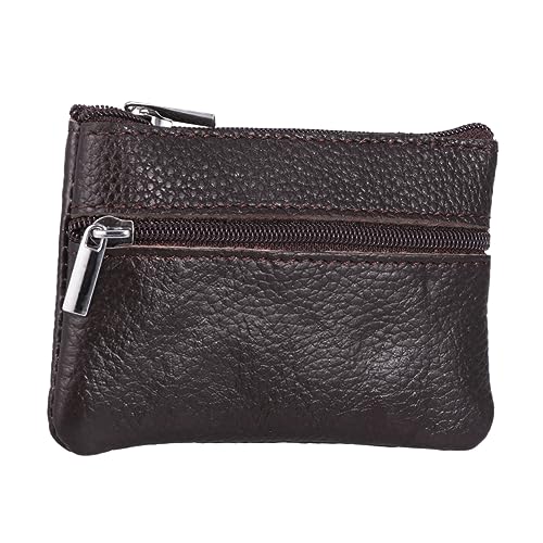 SHERCHPRY Mini Münzgeldbörse aus mit Reißverschluss Kleines Portemonnaie für Damen und Herren Kompakte Kleingeldbörse Passt in Hosentaschen und Handtaschen Geeignet für Alltag Shopping und von SHERCHPRY