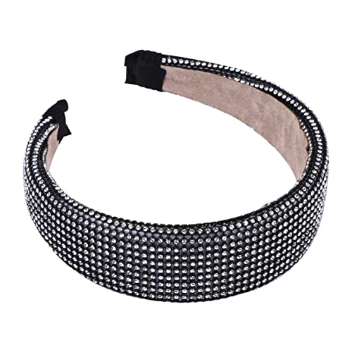 SHERCHPRY Haarreif Mit Strasssteinen Schlichtes Stirnband Für Damen Und Mädchen Atmungsaktiv Angenehm Zu Tragen Für Alltag Und Partys von SHERCHPRY