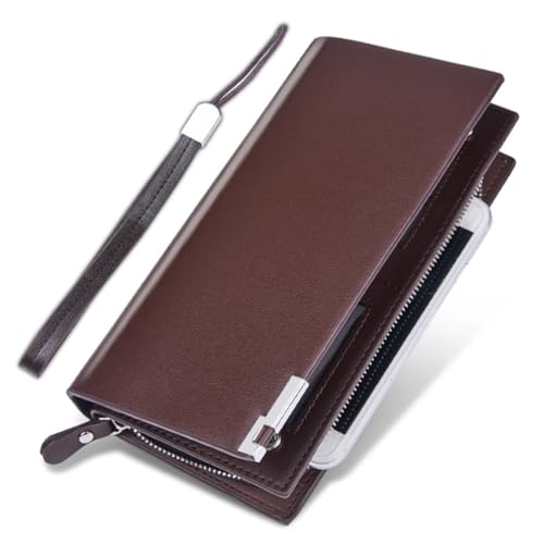 SHERCHPRY Multifunktionale Herren Brieftasche mit Langem Reißverschluss Große Kapazität Aufbewahrungsmappe Stilvolles Design für Perfektes für Besondere von SHERCHPRY