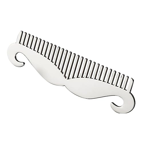 SHERCHPRY Multifunktionaler Bartkamm aus Tragbar für Herren mit Flaschenöffner für Bart und von SHERCHPRY