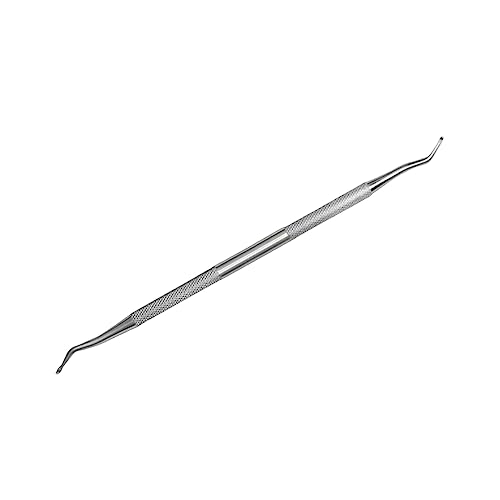 SHERCHPRY Nagelreiniger Edelstahl Mit Löffel-nagelhaut-pusher Für Professionelle Maniküre Nagelhaut-entferner Aus Rostfreiem Stahl Tragbar Und Sicher Für Männer Und Frauen von SHERCHPRY