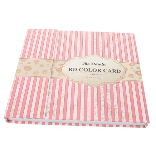 SHERCHPRY Nagelkartenbuch Farbkartenfach für Nägel Nagelspitzen mit Halter Nagelanzeigekarte Anzeige der Nagelfarbe Nagel zeigt Halter Diagrammbuch zur Farbanzeige von Nägeln Papier von SHERCHPRY