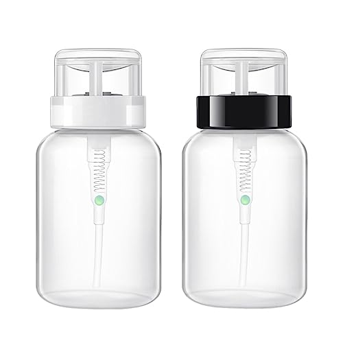 SHERCHPRY 2st Pumpflasche Dispenser Make-up-entferner-pumpe Klarer Nagellackentferner Flüssigkeitsvorratsflasche Behälter Für Make-up-entferner Gehende Pumpe Muschelschale Wasser Zu Pumpen von SHERCHPRY