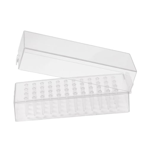 SHERCHPRY Behälter Für Nagelbohrer Aus Robustem Kunststoff Etui Für Nagelbohrerschleifköpfe Organizer Für Nagelstudios Aufbewahrungsbox Für Schleifköpfe Halter Für Nagelbohrer von SHERCHPRY