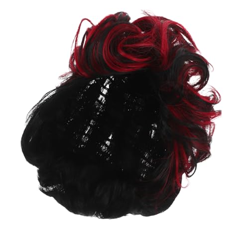 SHERCHPRY Kurze Lockige Perücke Für Damen Natürliche Gewellte Frisur Langlebig Und Wiederverwendbar Für Cosplay Und Täglichen Gebrauch Kunsthaar Elegantem Design von SHERCHPRY