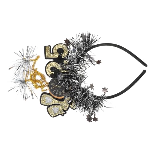SHERCHPRY Happy Year Komfortables Stirnband Mit Einzigartigem Design Für Silvesterfeiern Wiederverwendbar Für Neujahrsdekorationen von SHERCHPRY