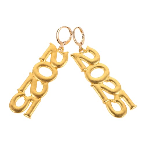 SHERCHPRY Ohrhänger Damen Party Ohrschmuck Alloy Legierung Minimalistischer Stil Elegant Silbern Trendige Neujahrs Accessoires für Frauen Year's Eve Celebration von SHERCHPRY