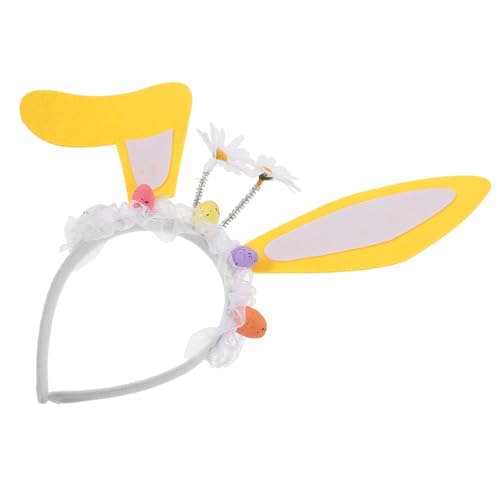 SHERCHPRY Ostern Stirnband hasenohren-kopfbedeckung Hasen-Stirnband kinder haarspangen haarspange kinder Haarband Haarschmuck Hasenohren für Erwachsene frauen kopfschmuck Ei Requisiten Stoff von SHERCHPRY