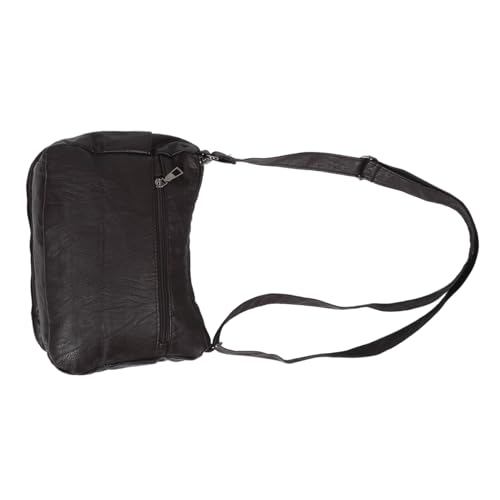 SHERCHPRY PU Damen Crossbody Bag Soft Schultertasche mit Doppeltem Fach Vielseitige Organizer Handtasche Großes Fassungsvermögen für Alltag Reisen und Freizeit Modische Kleine Umhängetasche von SHERCHPRY
