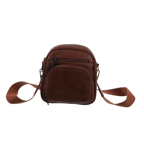 SHERCHPRY PU Damen Crossbody Geldbörse mit Kartenfächern Verstellbarem Schulterriemen Kleine Umhängetasche für Handy Leicht und Kompakt für Alltag Arbeit und Shopping von SHERCHPRY