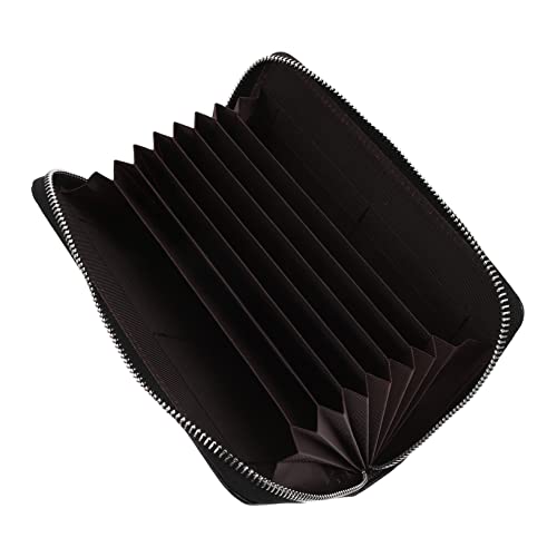 SHERCHPRY Ledergeldbörse Für Damen Mit Mehreren Kartenfächern Kreditkartentasche Aus Mit Reißverschluss Geldbörse Hoher Kapazität Und Langlebigkeit von SHERCHPRY