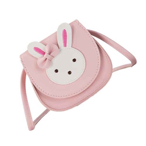 SHERCHPRY PU Mini Umhängetasche mit Niedlichem Kaninchenmotiv für Mädchen Kleine Schultertasche mit Weichem Tragegurt für Sommer Party Strand und Alltag von SHERCHPRY