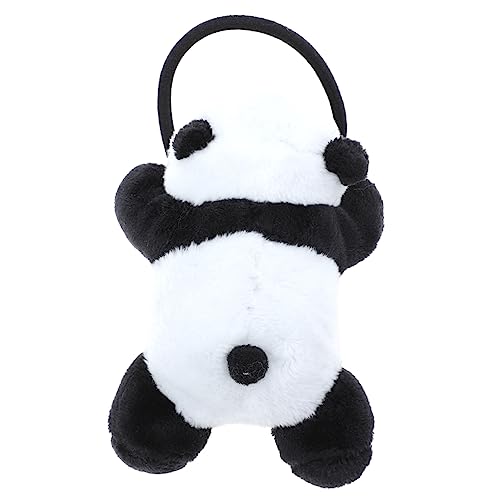 SHERCHPRY Panda-haarseil Aus Plüsch Elastisches Haarband Haargummi Für Frauen Mädchen Und Junge Mädchen Schützende Haaraccessoires von SHERCHPRY
