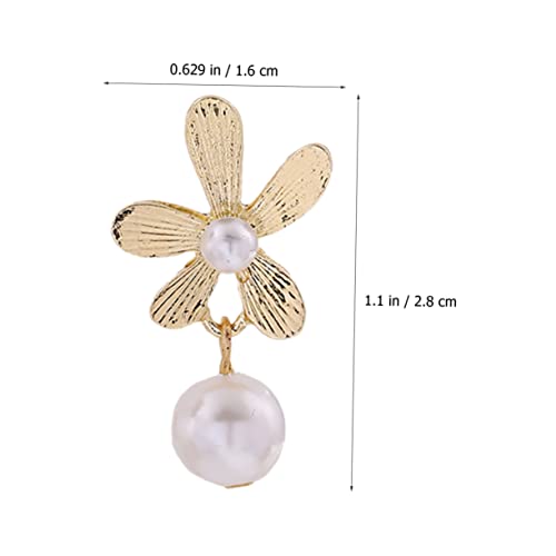 SHERCHPRY Perlen Blumenohrringe Damen Kleine Ohrstecker Modisch Vielseitig Alltag Party Schmuck SHERCHPRY Perlen Blumenohrringe Damen Kleine Ohrstecker Modisch Vielseitig Alltag Party Schmuck von SHERCHPRY